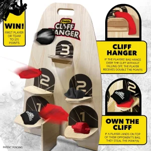 cliff hanger toss game