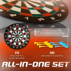 magnetic dart board set